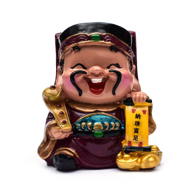 God Car Decoration Cake Decoration Baking Scene Ornament Five-Way Fortune Five Gods of Wealth God Car Decoration Cake Decoration Baking Scene Ornament Five-Way Fortune Five Gods of Wealth
