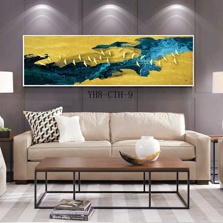 Modern Minimalist Living Room Wall Slightly Luxury Painting Horizontal Office Bedroom Decorative Painting Fortune Deer Sofa Background Painting Modern Minimalist Living Room Wall Slightly Luxury Painting Horizontal Office Bedroom Decorative Painting Fortune Deer Sofa Background Painting
