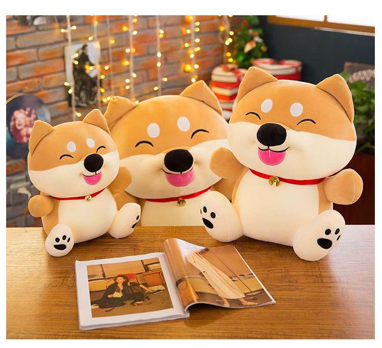 Plush Toy New 2020 Christmas Cartoon software sitting dog Plush Toy Fortune dog doll Plush Toy New 2020 Christmas Cartoon software sitting dog Plush Toy Fortune dog doll