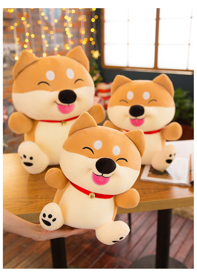 Plush Toy New 2020 Christmas Cartoon software sitting dog Plush Toy Fortune dog doll Plush Toy New 2020 Christmas Cartoon software sitting dog Plush Toy Fortune dog doll