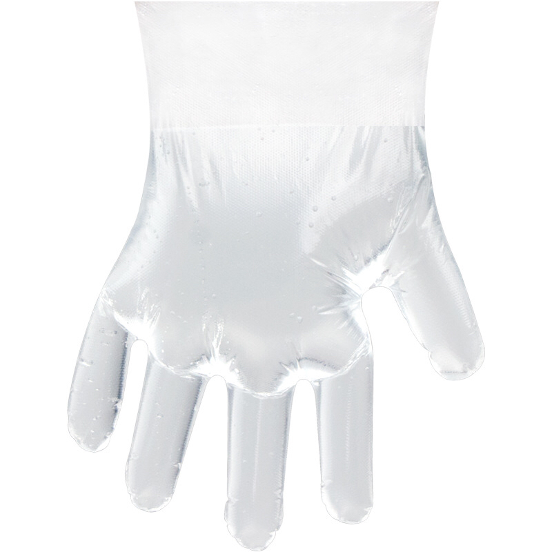 Disposable Gloves Wholesale Film PE Gloves 100 PCs Plastic Gloves Boxed Independent Pouch