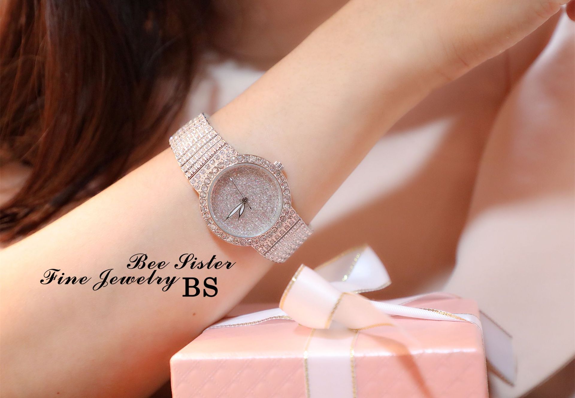 BS New Arrival Hot Sale Watch Factory Direct Sales Foreign Trade Linked List Women's Watch Full of Diamonds One Piece Dropshipping Fa1538 BS New Arrival Hot Sale Watch Factory Direct Sales Foreign Trade Linked List Women's Watch Full of Diamonds One Piece Dropshipping Fa1538