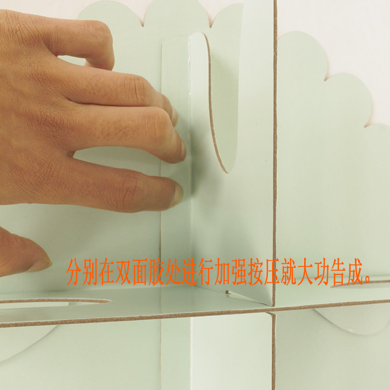 Factory Wholesale Single-Layer Paper Cake Rack Children's Birthday Party Dress up Disposable Pastry Dessert Shelves
