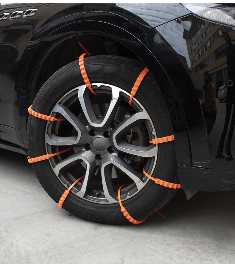 Disposable Tire Chain Ribbon Car Snow Mud Road Emergency Non-Slip Ribbon Car Cleat Tire Chain