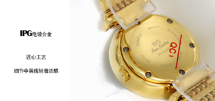 BS New Arrival Hot Sale Watch Factory Direct Sales Foreign Trade Linked List Customization Women's Watch Full of Diamonds One Piece Dropshipping Fa1547