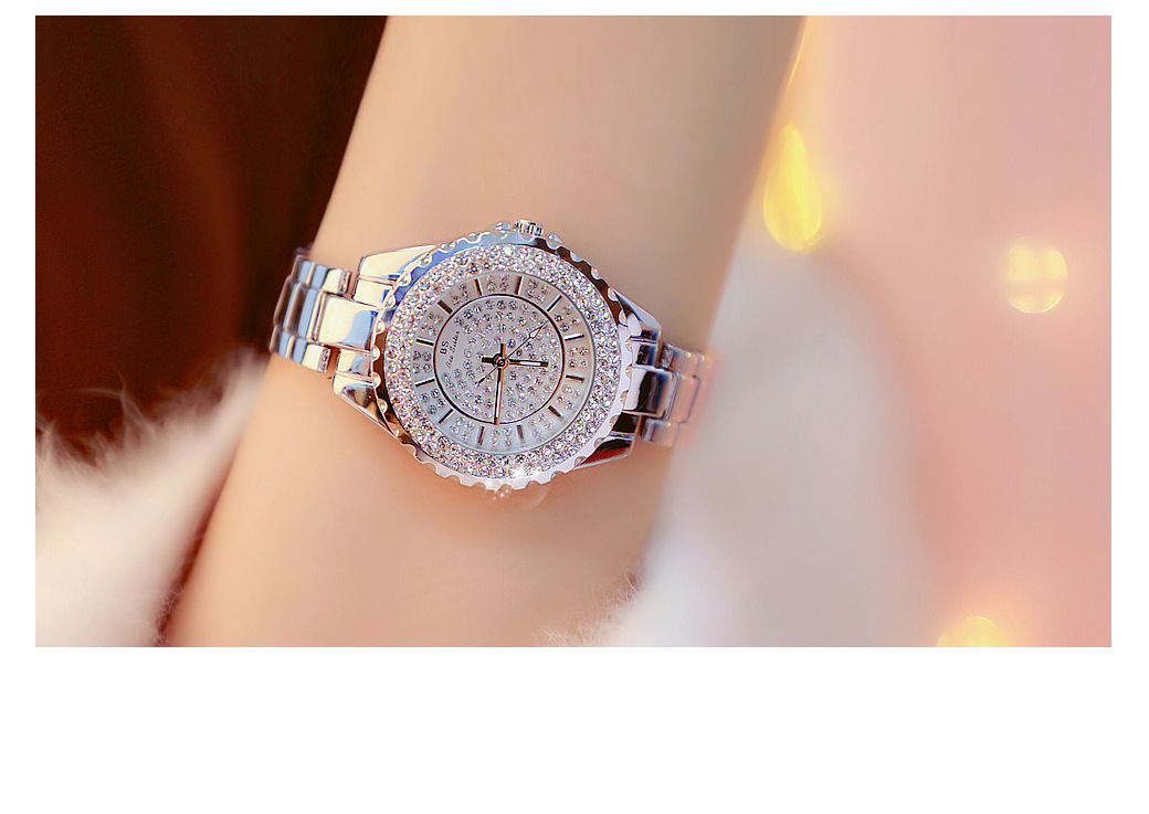 BS New Arrival Hot Sale Watch Factory Direct Sales Foreign Trade Linked List Women's Watch Full of Diamonds One Piece Dropshipping Fa0280l