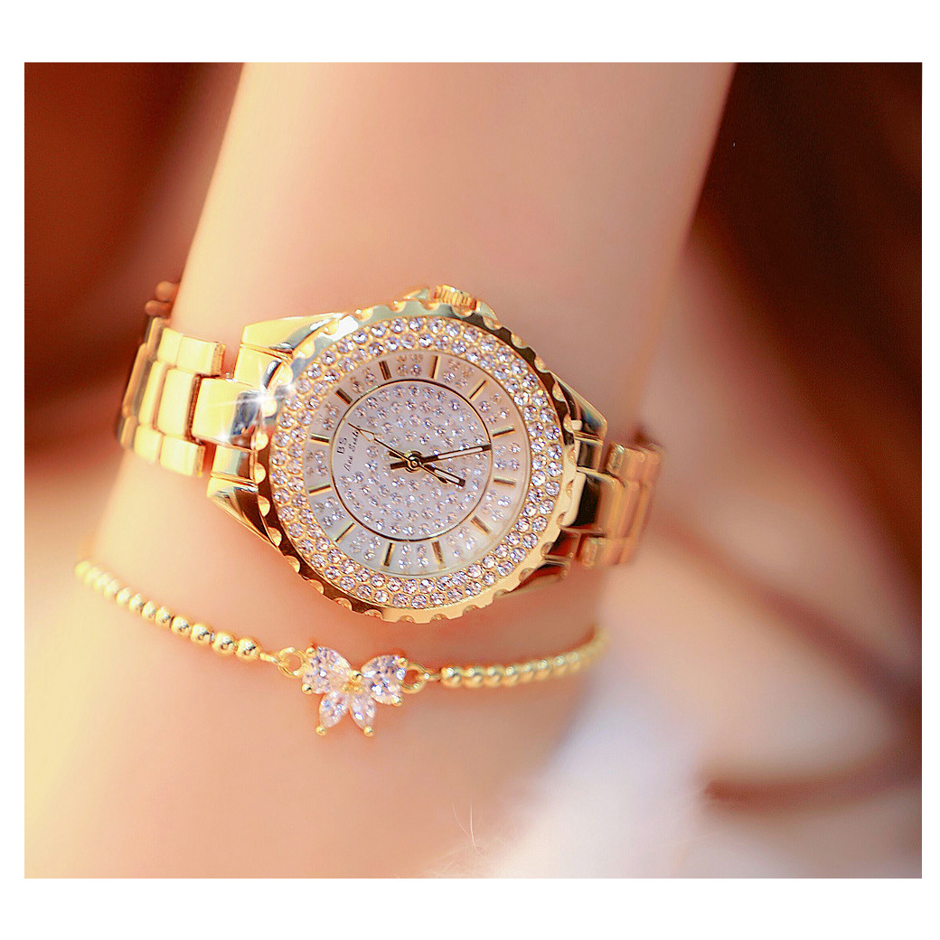 BS New Arrival Hot Sale Watch Factory Direct Sales Foreign Trade Linked List Women's Watch Full of Diamonds One Piece Dropshipping Fa0280l