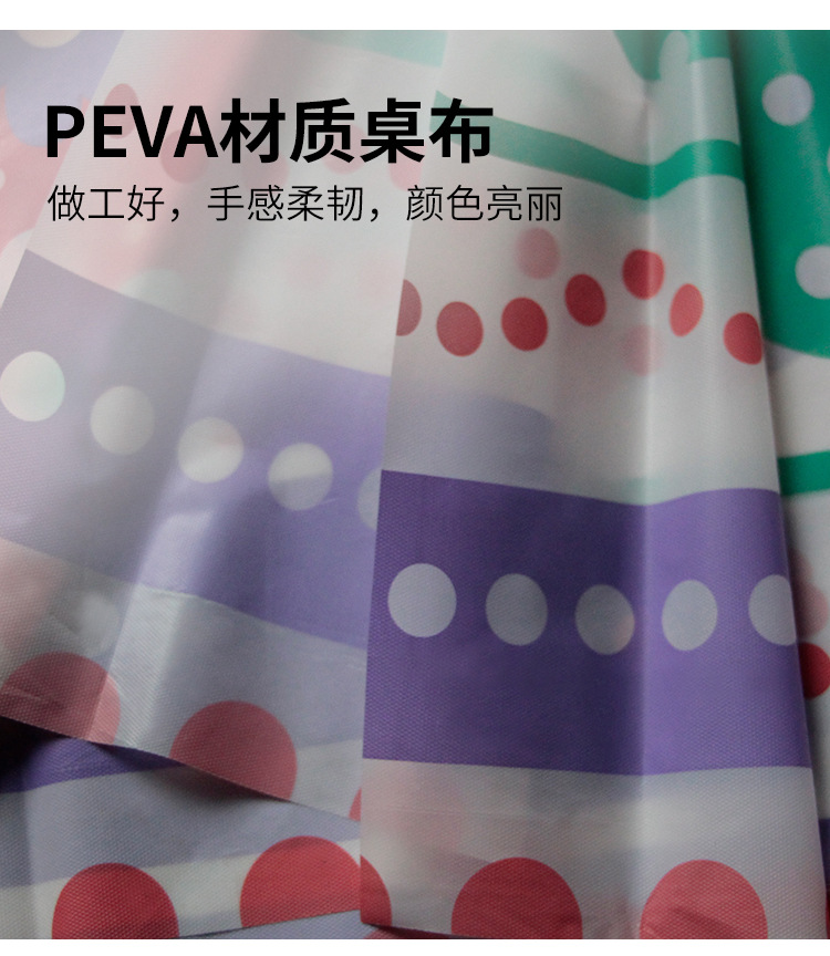 Exclusive for Cross-Border Thickened Easter Day Party Gathering Landscape Dining Table Disposable Tablecloth