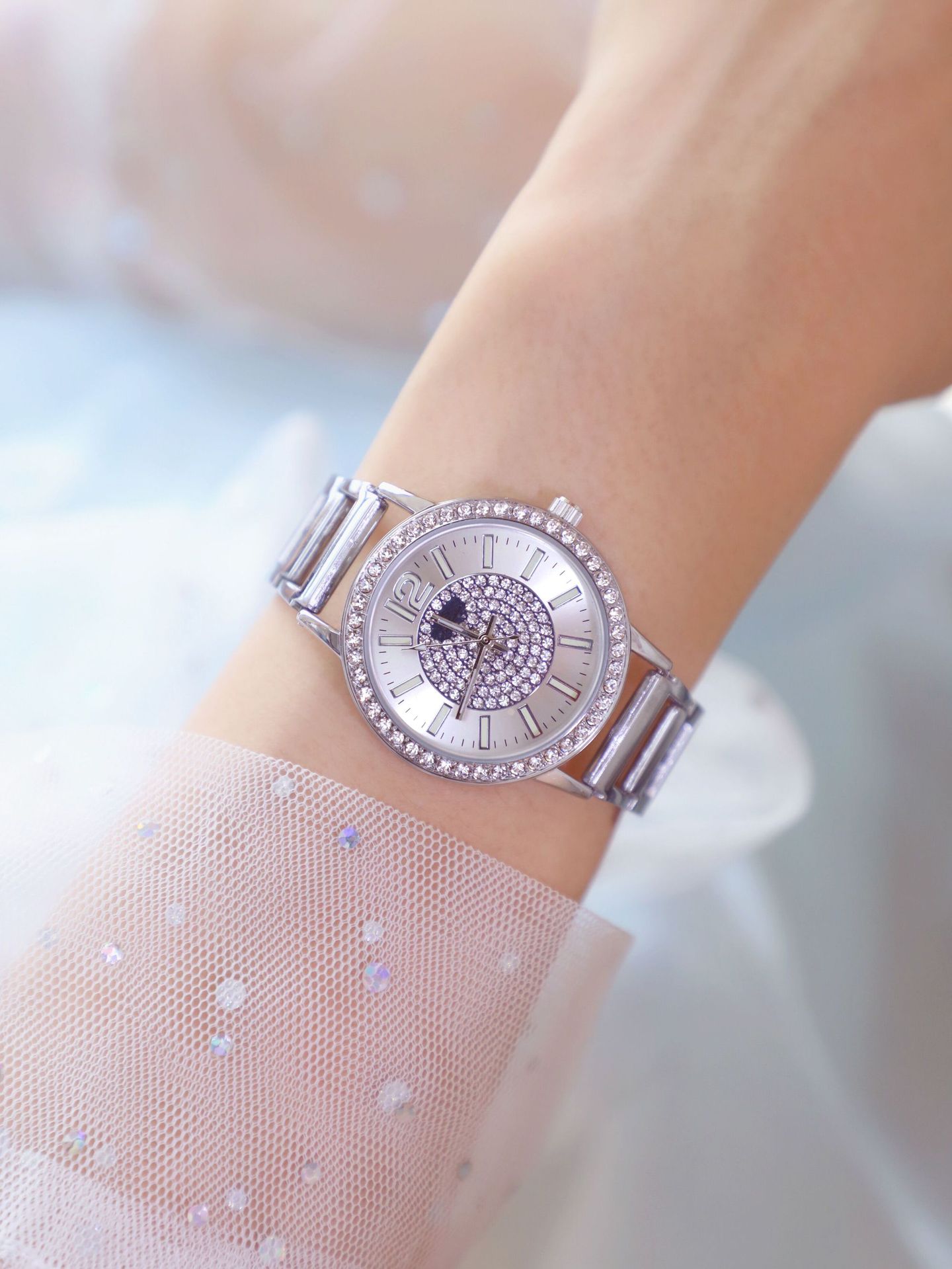 BS New Arrival Hot Sale Watch Factory Direct Sales Foreign Trade Linked List Customized Women's Watch Full of Diamonds New Hot Sale Fa1553 BS New Arrival Hot Sale Watch Factory Direct Sales Foreign Trade Linked List Customized Women's Watch Full of Diamonds New Hot Sale Fa1553