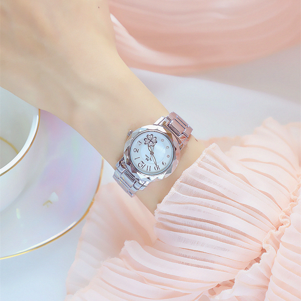 BS New Arrival Hot Sale Watch Factory Direct Sales Foreign Trade Linked List Customization Women&#039;s Watch Full of Diamonds One Piece Dropshipping Fa1481