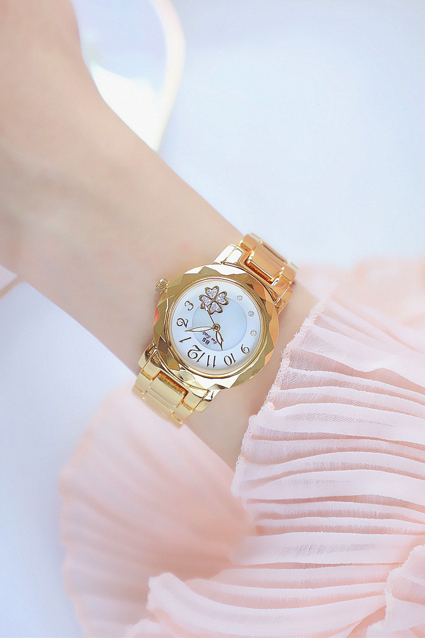 BS New Arrival Hot Sale Watch Factory Direct Sales Foreign Trade Linked List Customization Women's Watch Full of Diamonds One Piece Dropshipping Fa1481