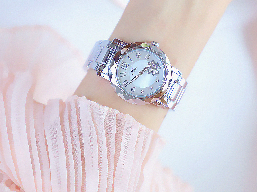 BS New Arrival Hot Sale Watch Factory Direct Sales Foreign Trade Linked List Customization Women's Watch Full of Diamonds One Piece Dropshipping Fa1481
