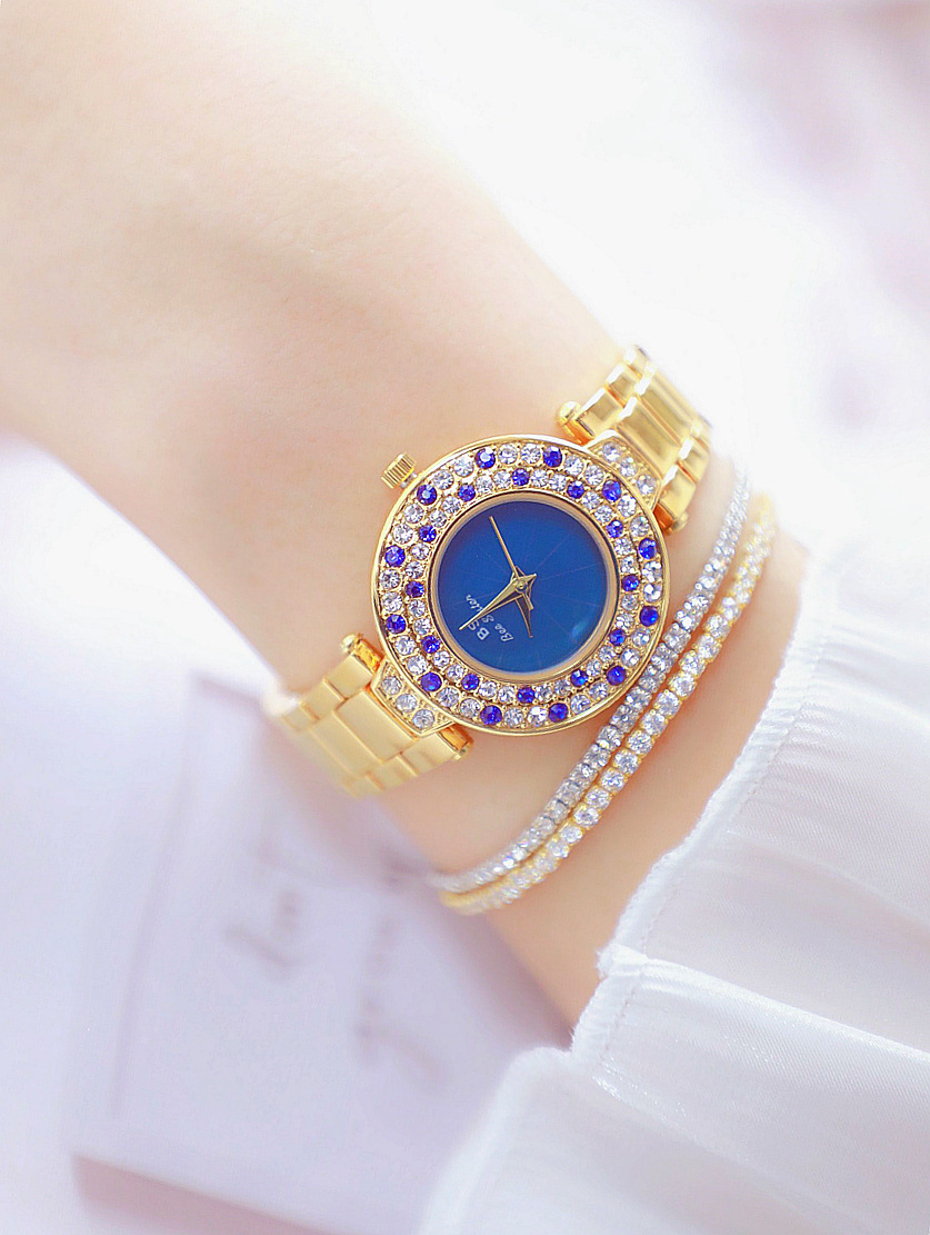 BS New Arrival Hot Sale Watch Factory Direct Sales Foreign Trade Linked List Customization Women's Watch Full of Diamonds Generation Fa1625