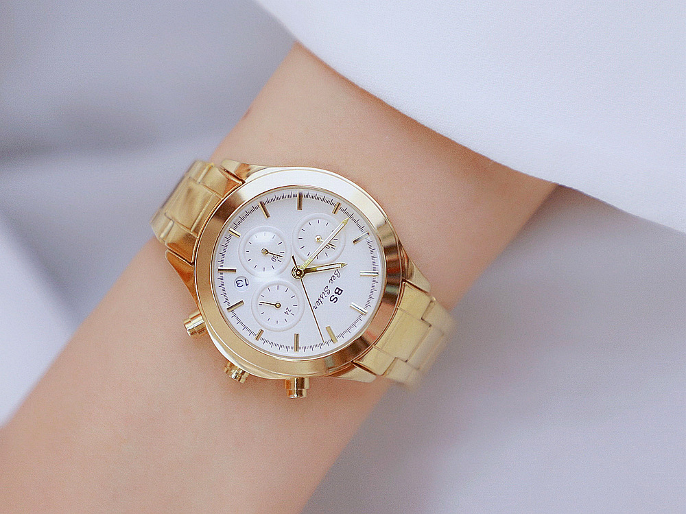 BS New Arrival Hot Sale Watch Factory Direct Sales Foreign Trade Linked List Customization Women's Watch Full of Diamonds One Piece Dropshipping B0903