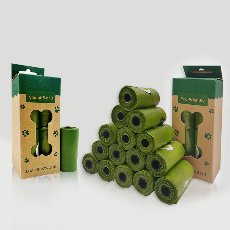 Pet Degradable Garbage Bag Dog Cat Disposable Shovel Shit Stool Bag Garbage Bag Pet Supplies