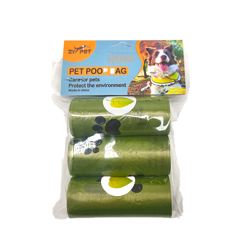 Pet Degradable Garbage Bag Dog Cat Disposable Shovel Shit Stool Bag Garbage Bag Pet Supplies