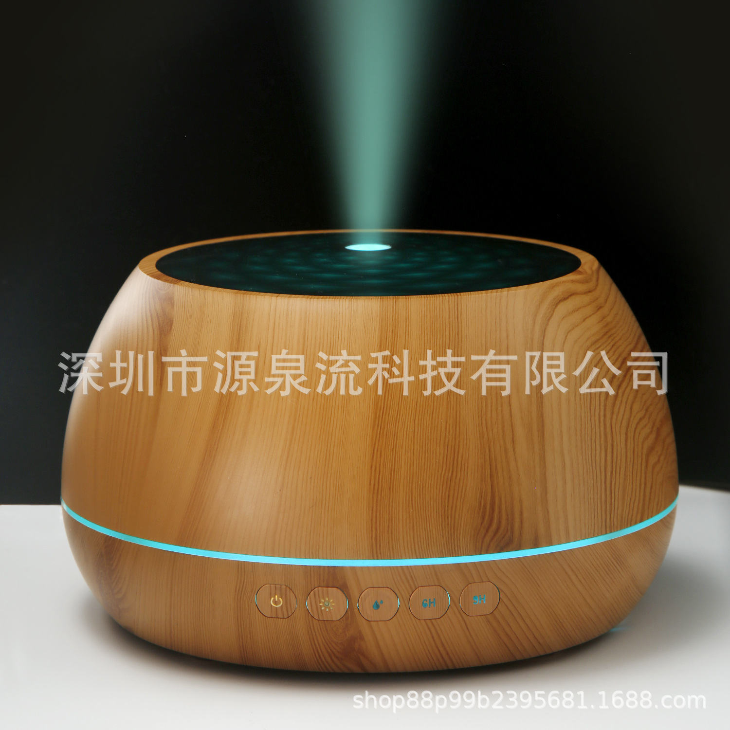Air Disinfection Anion Ultrasonic Aroma Diffuser Humidifier 1000ml Household Mute Air Purification Nebulizing Diffuser