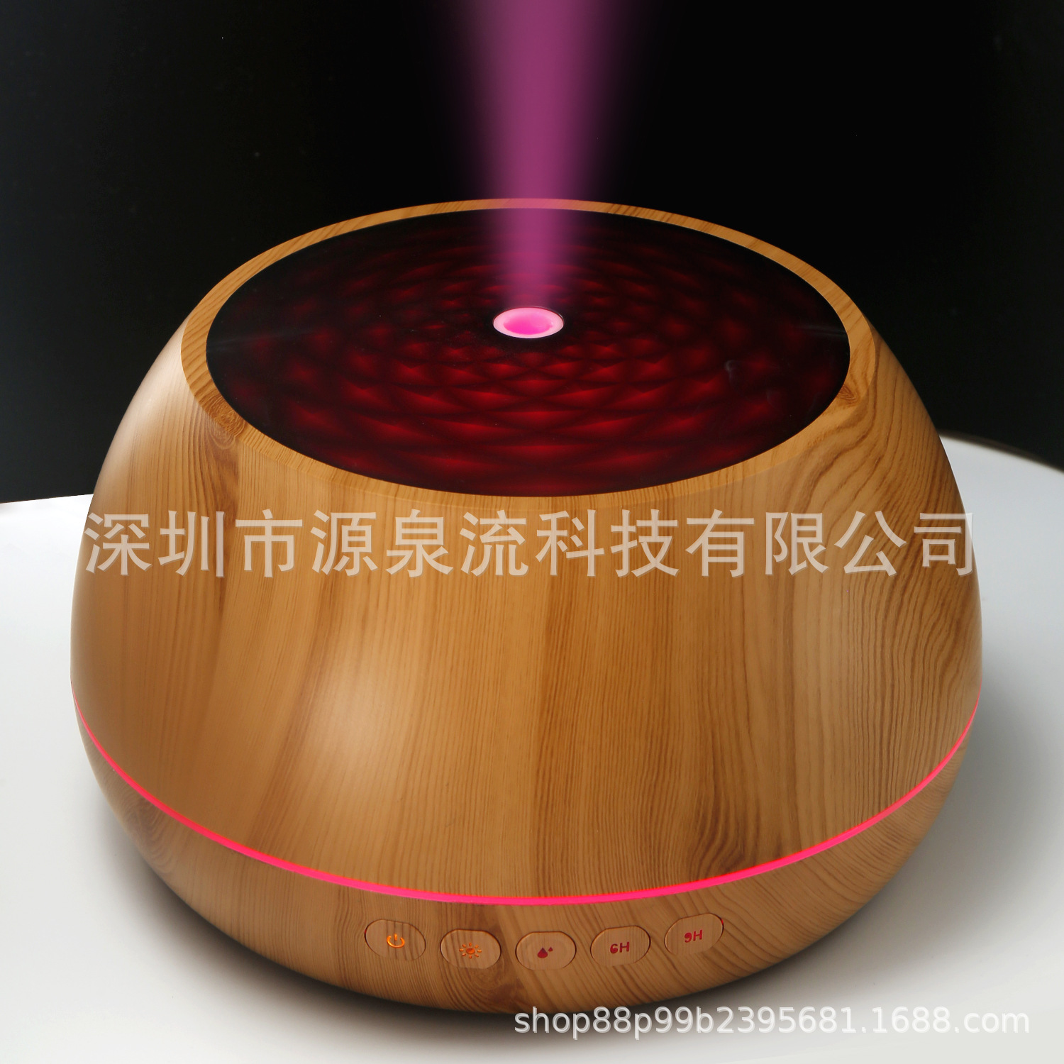 Air Disinfection Anion Ultrasonic Aroma Diffuser Humidifier 1000ml Household Mute Air Purification Nebulizing Diffuser