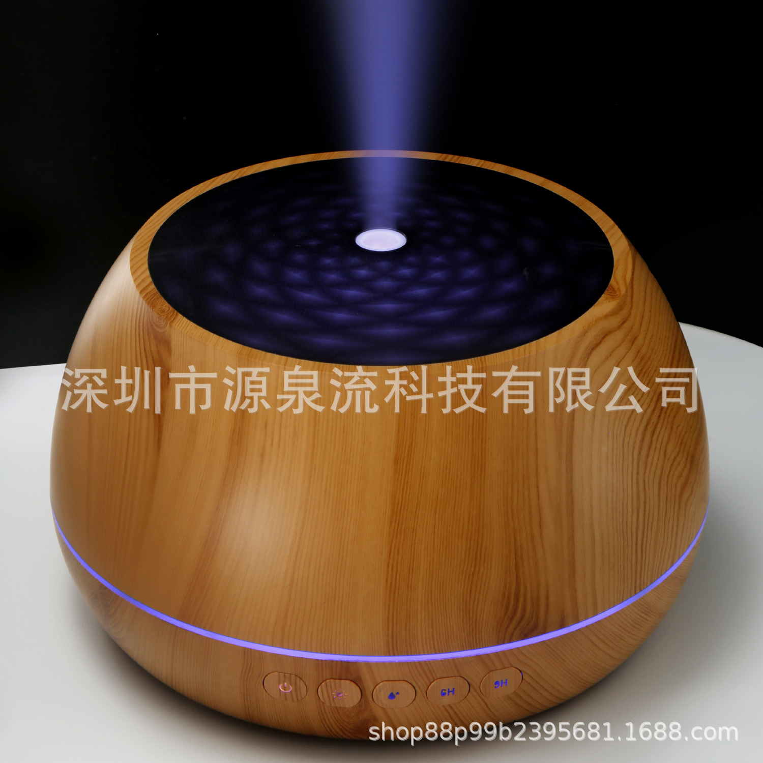 Air Disinfection Anion Ultrasonic Aroma Diffuser Humidifier 1000ml Household Mute Air Purification Nebulizing Diffuser