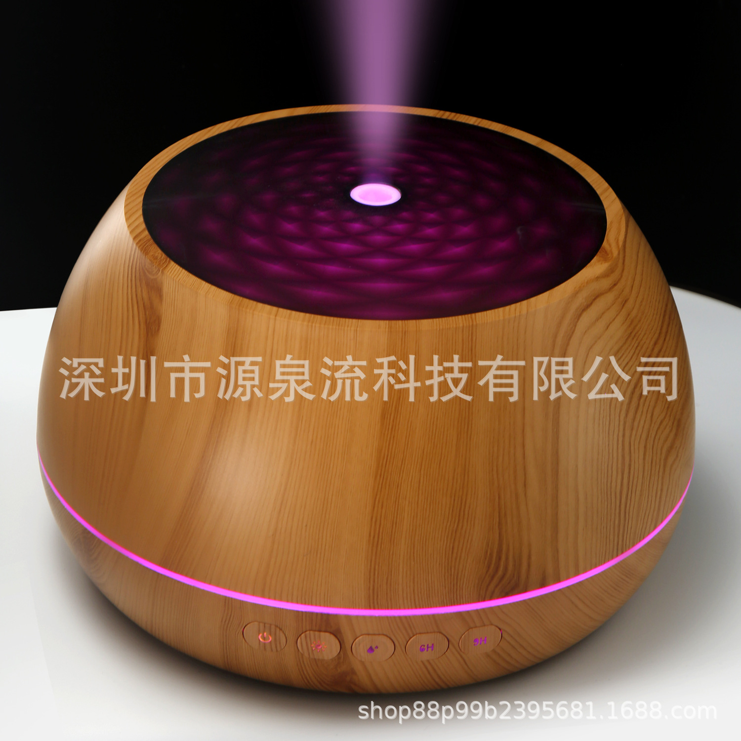 Air Disinfection Anion Ultrasonic Aroma Diffuser Humidifier 1000ml Household Mute Air Purification Nebulizing Diffuser