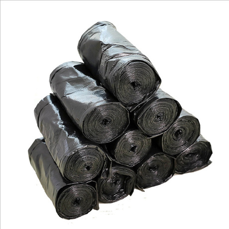 T Household Disposable bag of high quality and Environmental protection 50*60 Black Continuous Roll dot break type hotel Garbage Bag