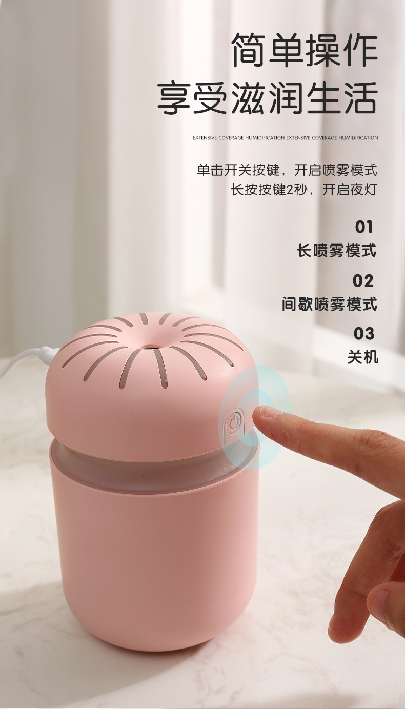 New Mini Household Atomizer Small Hydrating Aroma Diffuser Car Humidifier Creative USB Air Humidifier