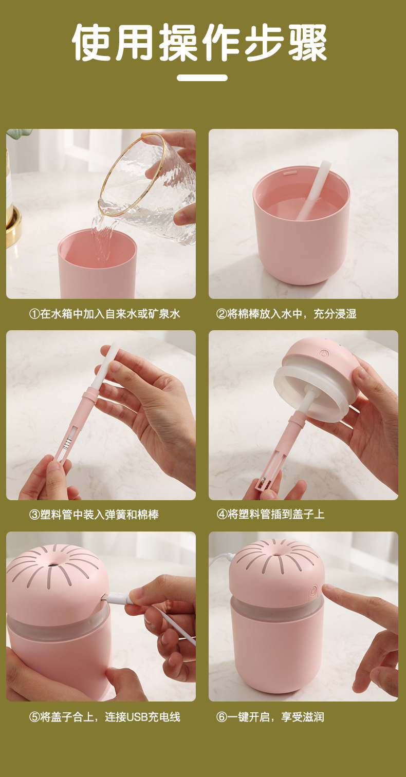 New Mini Household Atomizer Small Hydrating Aroma Diffuser Car Humidifier Creative USB Air Humidifier