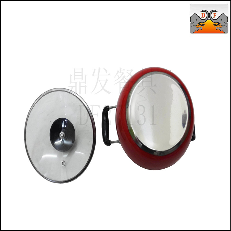 DF27131 tripod hair stainless steel kitchen hotel tableware list pearl soup pot color pot DF27131 tripod hair stainless steel kitchen hotel tableware list pearl soup pot color pot