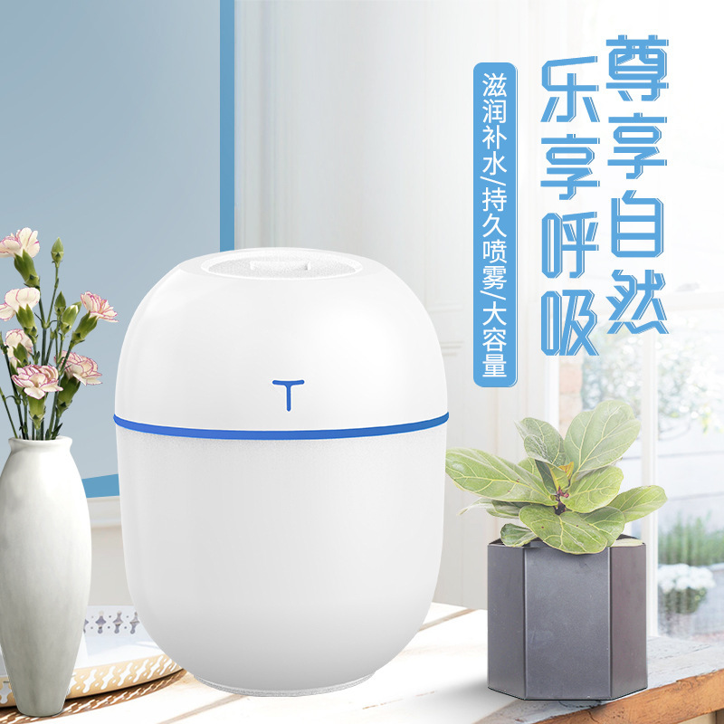 New USB Humidifier Egg Small Humidifier Desktop Aroma Diffuser Car Atomizer Cross-Border Small Appliances
