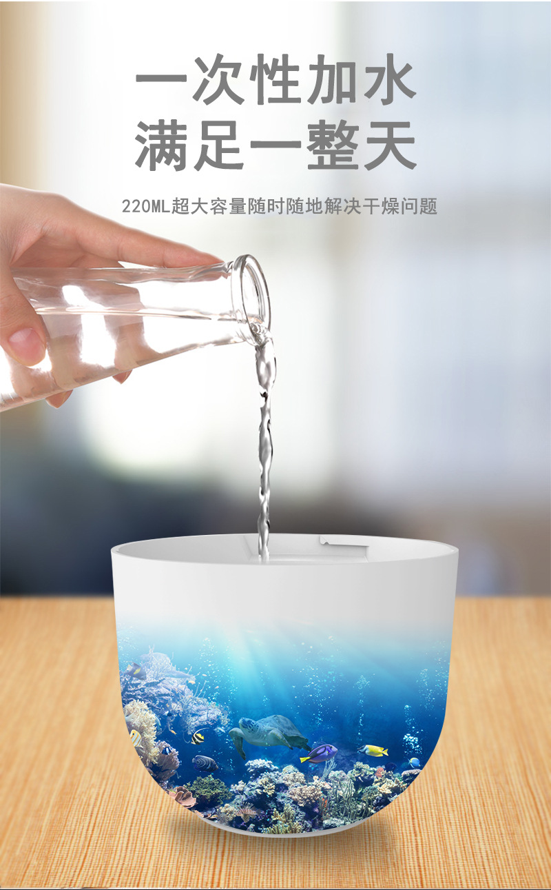 New USB Humidifier Egg Small Humidifier Desktop Aroma Diffuser Car Atomizer Cross-Border Small Appliances