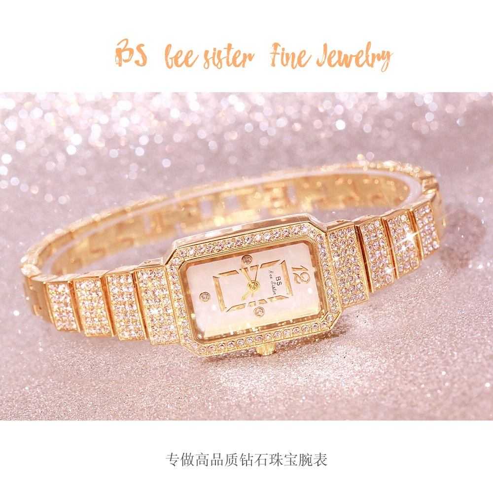 BS New Arrival Hot Sale Watch Factory Direct Sales Foreign Trade Linked List Customization Women's Watch Full of Diamonds One Piece Dropshipping Fa1138 BS New Arrival Hot Sale Watch Factory Direct Sales Foreign Trade Linked List Customization Women's Watch Full of Diamonds One Piece Dropshipping Fa1138