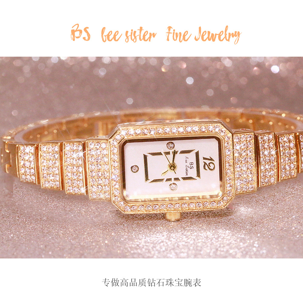 BS New Arrival Hot Sale Watch Factory Direct Sales Foreign Trade Linked List Customization Women's Watch Full of Diamonds One Piece Dropshipping Fa1138 BS New Arrival Hot Sale Watch Factory Direct Sales Foreign Trade Linked List Customization Women's Watch Full of Diamonds One Piece Dropshipping Fa1138