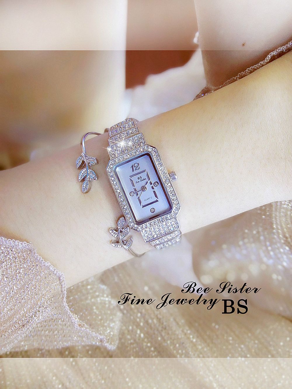 BS New Arrival Hot Sale Watch Factory Direct Sales Foreign Trade Linked List Customization Women's Watch Full of Diamonds One Piece Dropshipping Fa1138 BS New Arrival Hot Sale Watch Factory Direct Sales Foreign Trade Linked List Customization Women's Watch Full of Diamonds One Piece Dropshipping Fa1138