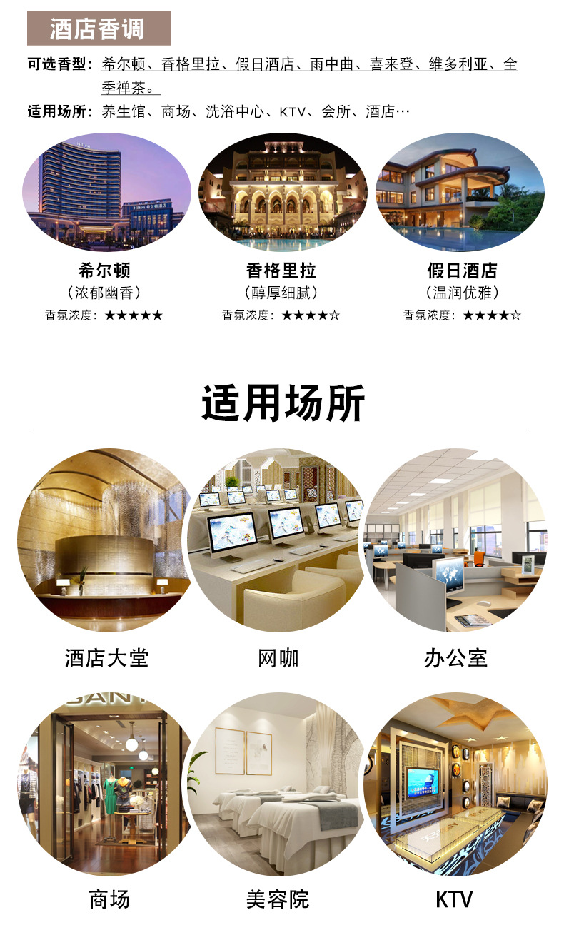 Oil Soluble Fragrant Stone Crystal Aromatherapy Oil Aerosol Dispenser Essential Oil Commercial Hotel Club Fragrance Machine Aroma Diffuser Essential Oil