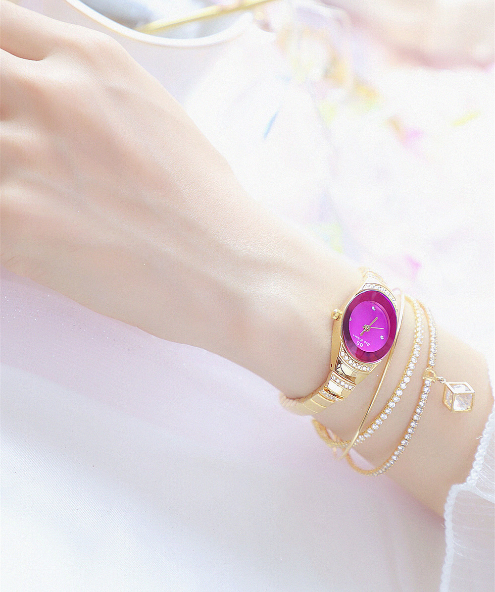 BS New Arrival Hot Sale Watch Factory Direct Sales Foreign Trade Linked List Customization Women's Watch Full of Diamonds One Piece Dropshipping Fa1640