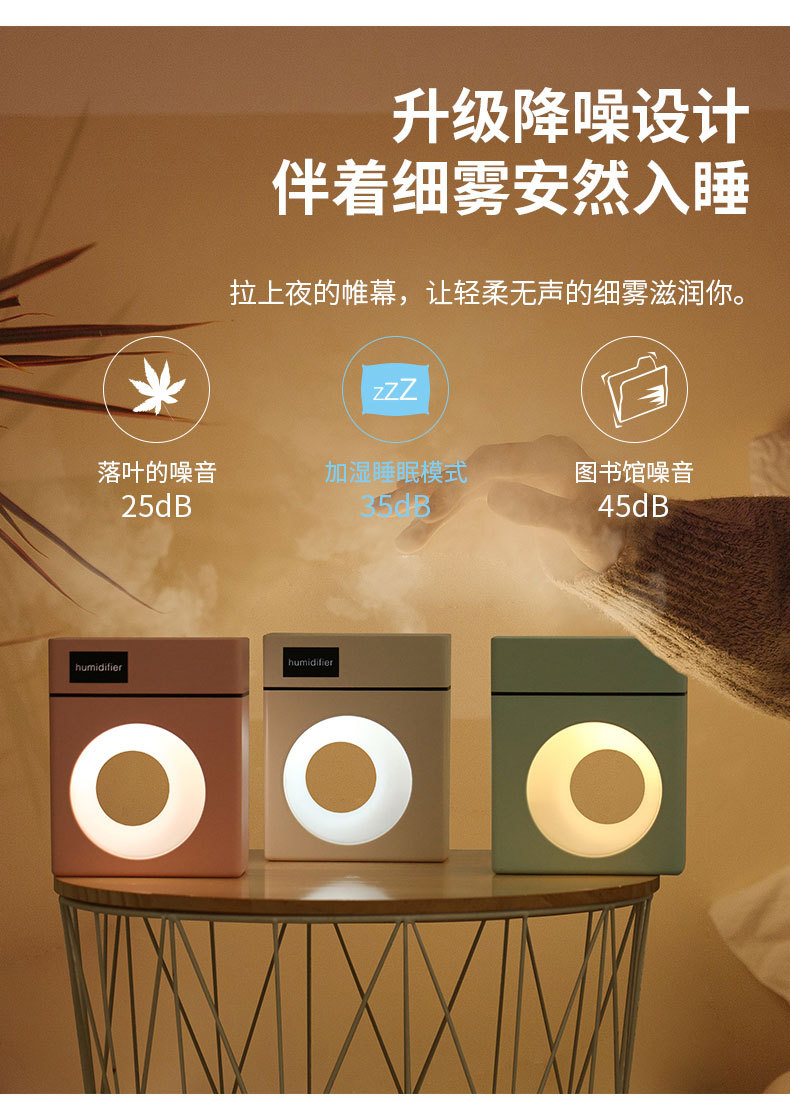 New Crescent Humidifier USB Creative Car Desktop Domestic Aroma Diffuser Atomizer Sterilizer Gift Customization