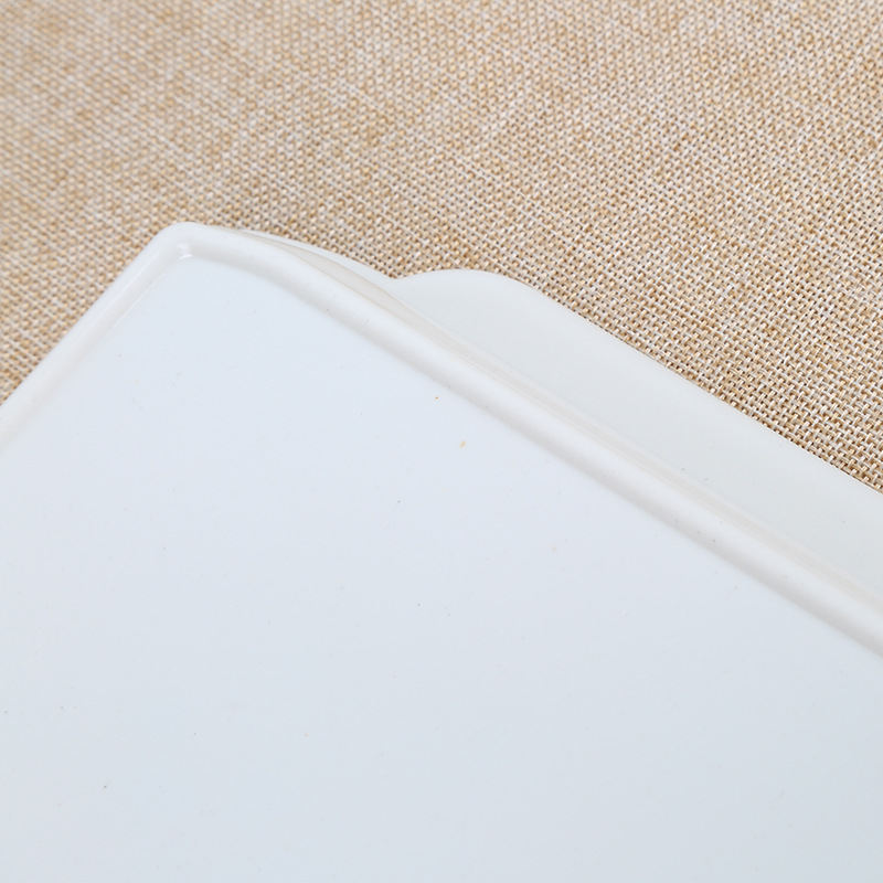Manufacturers Direct Square Environmental Imitation Porcelain food tray wholesale Hotel with tea set Tableware tray custom plate