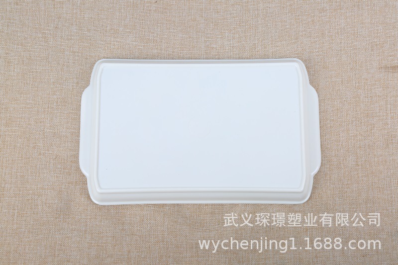 Manufacturers Direct Square Environmental Imitation Porcelain food tray wholesale Hotel with tea set Tableware tray custom plate