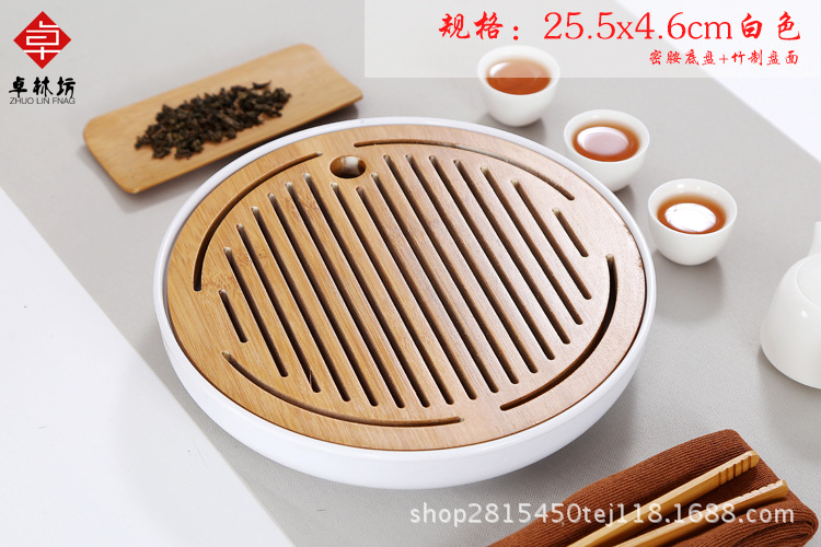 Japanese-Style Simple Dry Tea Tray Melamine Bamboo Small Tea Table Travel Tea Set Hotel Dry Tea Table Tray Wholesale Japanese-Style Simple Dry Tea Tray Melamine Bamboo Small Tea Table Travel Tea Set Hotel Dry Tea Table Tray Wholesale