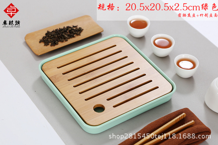 Japanese-Style Simple Dry Tea Tray Melamine Bamboo Small Tea Table Travel Tea Set Hotel Dry Tea Table Tray Wholesale Japanese-Style Simple Dry Tea Tray Melamine Bamboo Small Tea Table Travel Tea Set Hotel Dry Tea Table Tray Wholesale