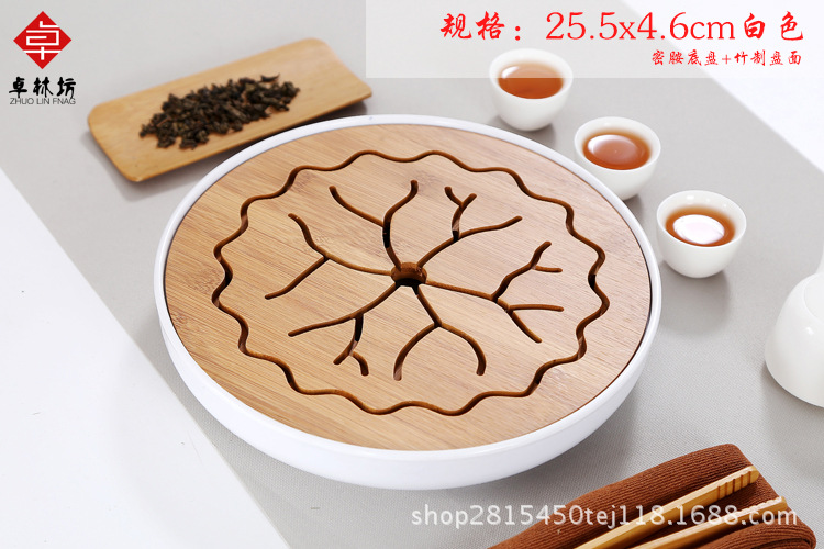 Japanese-Style Simple Dry Tea Tray Melamine Bamboo Small Tea Table Travel Tea Set Hotel Dry Tea Table Tray Wholesale Japanese-Style Simple Dry Tea Tray Melamine Bamboo Small Tea Table Travel Tea Set Hotel Dry Tea Table Tray Wholesale