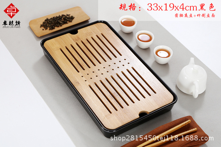 Japanese-Style Simple Dry Tea Tray Melamine Bamboo Small Tea Table Travel Tea Set Hotel Dry Tea Table Tray Wholesale Japanese-Style Simple Dry Tea Tray Melamine Bamboo Small Tea Table Travel Tea Set Hotel Dry Tea Table Tray Wholesale