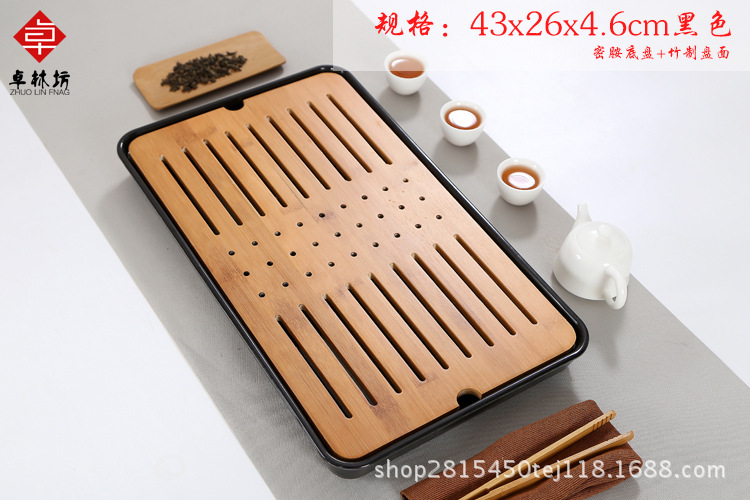 Japanese-Style Simple Dry Tea Tray Melamine Bamboo Small Tea Table Travel Tea Set Hotel Dry Tea Table Tray Wholesale Japanese-Style Simple Dry Tea Tray Melamine Bamboo Small Tea Table Travel Tea Set Hotel Dry Tea Table Tray Wholesale