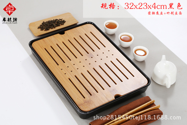 Japanese-Style Simple Dry Tea Tray Melamine Bamboo Small Tea Table Travel Tea Set Hotel Dry Tea Table Tray Wholesale Japanese-Style Simple Dry Tea Tray Melamine Bamboo Small Tea Table Travel Tea Set Hotel Dry Tea Table Tray Wholesale