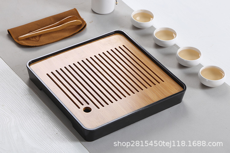 Japanese-Style Simple Dry Tea Tray Melamine Bamboo Small Tea Table Travel Tea Set Hotel Dry Tea Table Tray Wholesale Japanese-Style Simple Dry Tea Tray Melamine Bamboo Small Tea Table Travel Tea Set Hotel Dry Tea Table Tray Wholesale