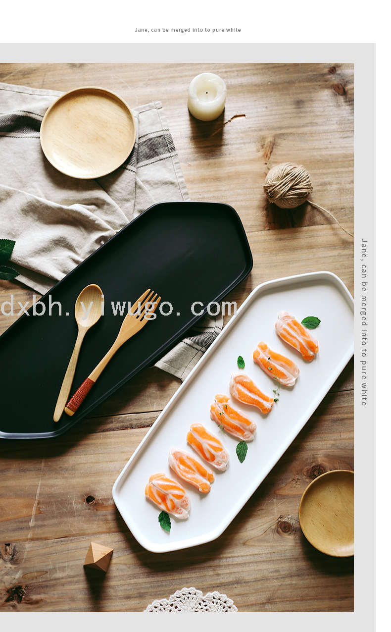 Creative Ceramic Sushi Plate Geometric Household Plate Tray Plate Dish Swing Plate Breakfast Plate Western Cuisine Plate Creative Ceramic Sushi Plate Geometric Household Plate Tray Plate Dish Swing Plate Breakfast Plate Western Cuisine Plate