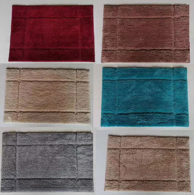 Suede mat floor mat cake suede absorbent bathroom non-slip door mat foot pad household carpet customization