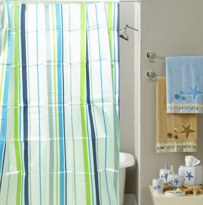 Thickened small curtain set bathroom hanging curtain waterproof mouldproof perforated toilet curtain cloth bath partition curtain Thickened small curtain set bathroom hanging curtain waterproof mouldproof perforated toilet curtain cloth bath partition curtain