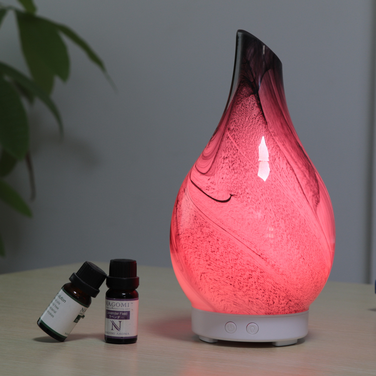 2020 Cloud Glass Aroma Diffuser 100ml Atomizer Home Bedroom Living Room Ultrasonic Colorful Humidifier