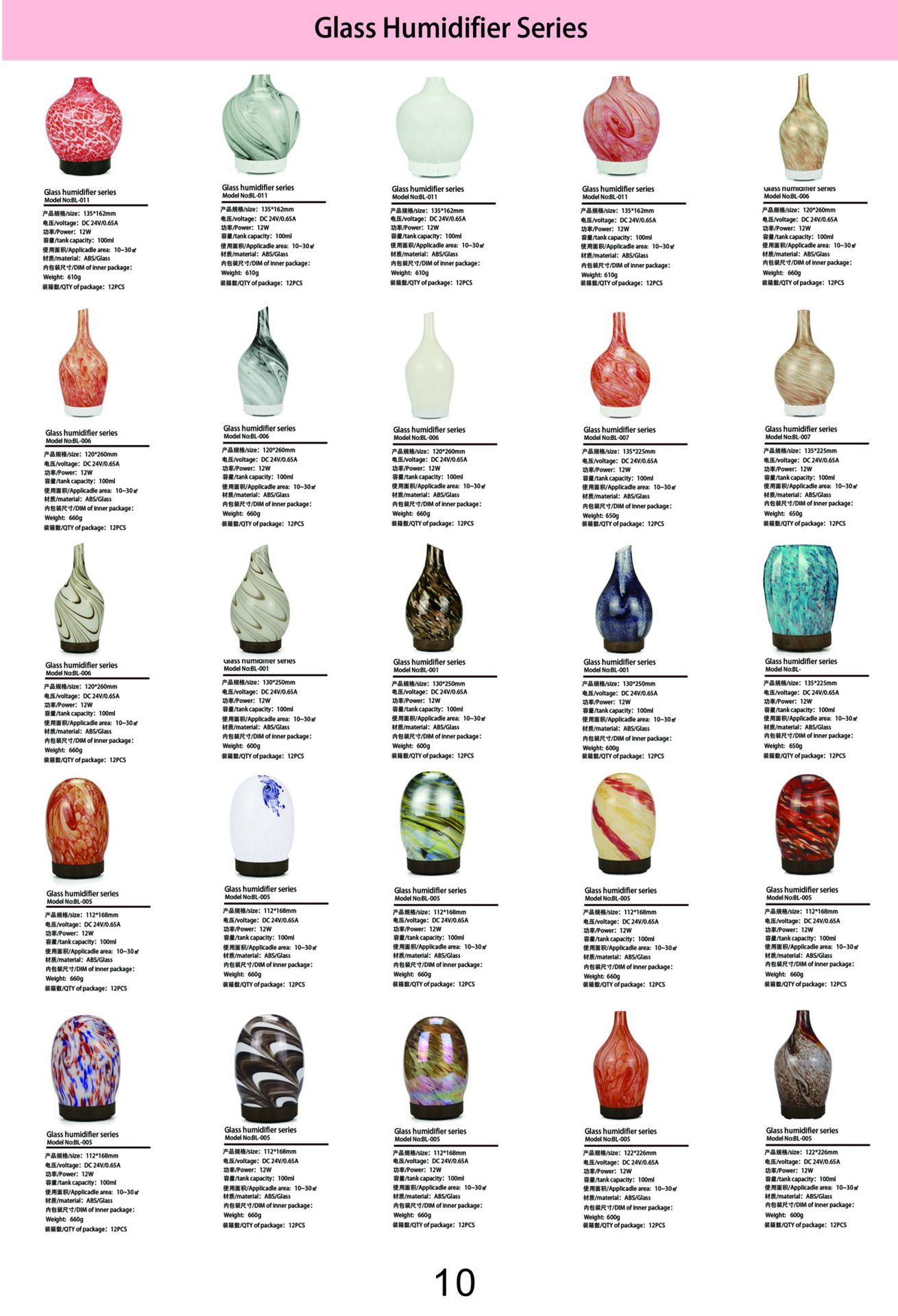 2020 Cloud Glass Aroma Diffuser 100ml Atomizer Home Bedroom Living Room Ultrasonic Colorful Humidifier